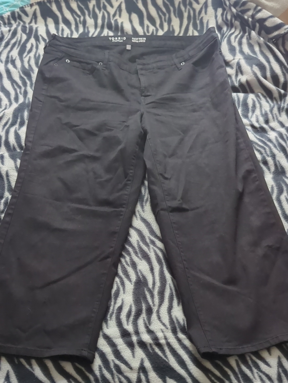 torrid Black Wide-Leg Pants